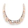 Copper Rose Mosaic Necklace by Ikita