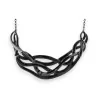 Collier Torsade Noir Semi-rigide Ikita | Bijou Fantaisie Élégant