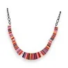 Colar Semi-Rígido Multicolorido Ikita | Joia Contemporânea Elegante