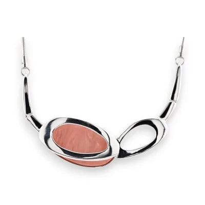 Collier pendentif ovale...