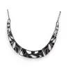 Schwarze geometrische Choker-Halskette von Ikita | Modernes und elegantes Design