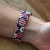 Relógio Feminino Ernest Marguerite Coral - Design Floral Elegante | Moda Tendência