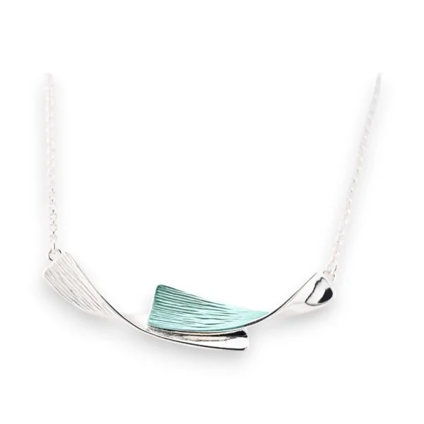 Silver-plated Ikita locket necklace