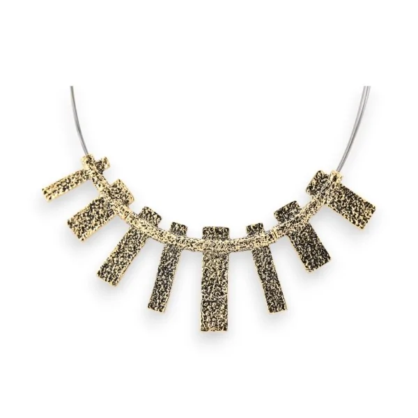 Ikita antique gold choker necklace
