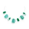 Colar Turquesa Verde Ikita | Bijuteria Elegante | Moda Tendência