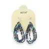 Boucles d'oreilles fantaisie perles multicolores Ikita | Mode Tendance