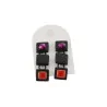 Pendientes cúbicos naranja y fucsia de IKITA