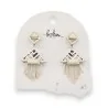 Bohemian silver earrings by BOHM