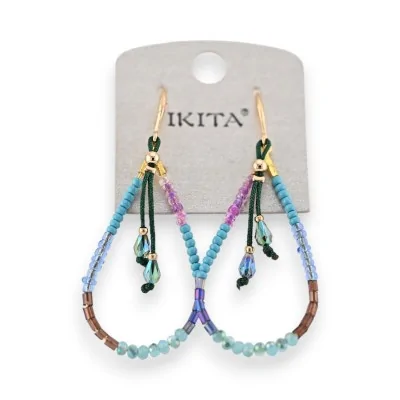 Brincos Ikita Pérolas Multicoloridas