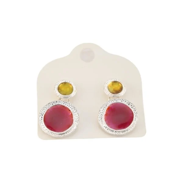 Boucles d'oreilles colorées Ikita