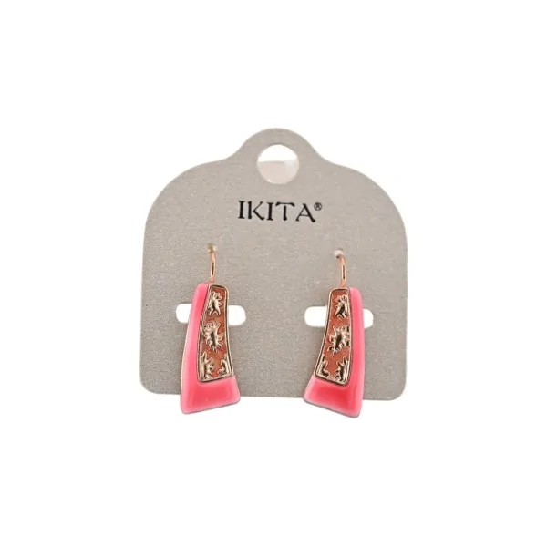 Boucles d'oreilles corail de chez Ikita