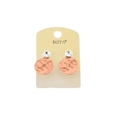 Pendientes de metal bicolor de Ikita