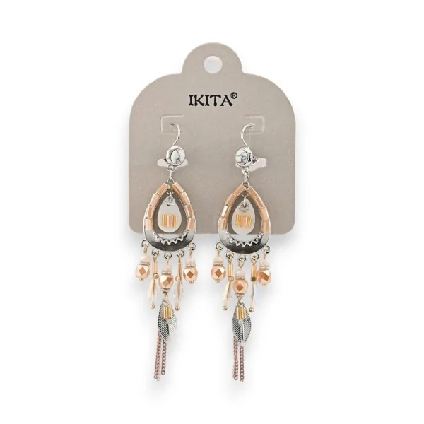 Brincos boêmios chiques pendentes da Ikita