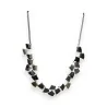 Collana Geometrica IKITA Nera & Grigia - Design Moderno | Moda Trendy