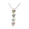 Collier Triangle Nacre Ikita | Bijou Géométrique Élégant et Tendance