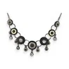 Collier Fantaisie Ikita Cercles Modernes - Design Géométrique Élégant