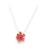 Rote Blumen-Halskette Ikita - Eleganter Modeschmuck | Trendige Mode