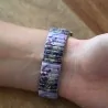Orologio Ernest Campo di Fiori Viola | Bracciale Elastico Donna