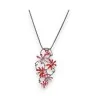 Colar Fantasia Floral Vermelho Ikita
