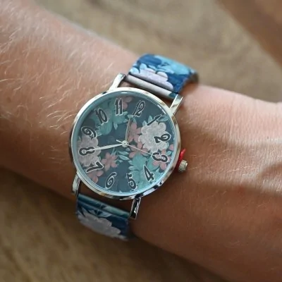 Reloj Ernest con estampado de flores vintage