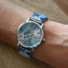 Uhr Ernest mit Vintage-Blumenmuster