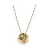 Collier Médaillon Géométrique Doré Vieilli Ikita | Bijou Fantaisie Tendance