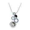 Collier Fantaisie Géométrique Bleu Ikita - Design Moderne & Élégant | Mode Tendance