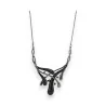 Colar Fantasia Design Arabesco Preto | Joia Elegante Belle Miss