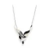 Collana Medaglione Bianco e Nero Belle Miss | Gioiello Fantasia Elegante