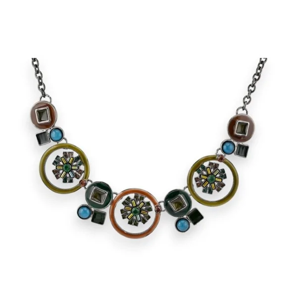 Ikita autumn medallion fashion necklace