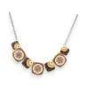Collier Ikita Médaillons Automne | Bijou Fantaisie Tendance Mode Tendance