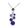 Collier Ikita Grappe Violet | Bijou Fantaisie Tendance | Mode Tendance