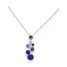 Collar Ikita Racimo Violeta | Joya de Fantasía de Moda | Tendencia de Moda