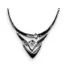 Collier Fantaisie Belle Miss - Médaillon Design Géométrique Ajustable