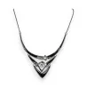 Collier Fantaisie Belle Miss - Médaillon Design Géométrique Ajustable