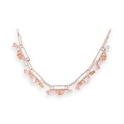 Collier Géométrique Pastel...