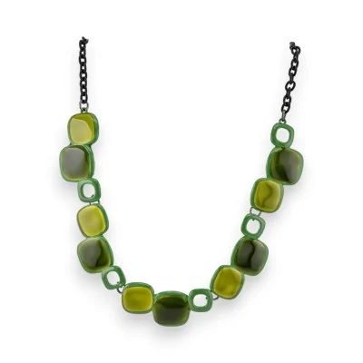 Collier Fantaisie Carré...