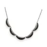 Collier Demi-Lune Ikita Noir | Bijou Fantaisie Élégant et Tendance
