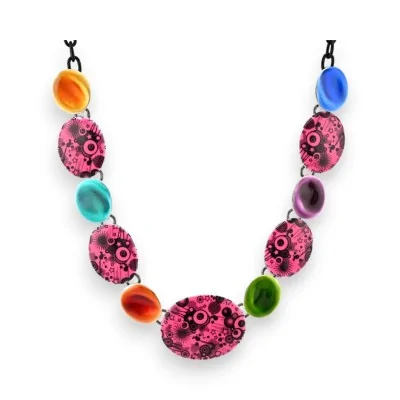 Ikita's Pop Art Multicolored Necklace