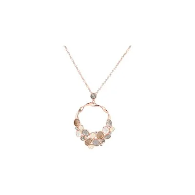 Collana Fantasia Medaglione Alveoli dorati di Ikita