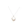 Ikita Pink Honeycomb Locket Necklace | Elegant Fashion Jewelry