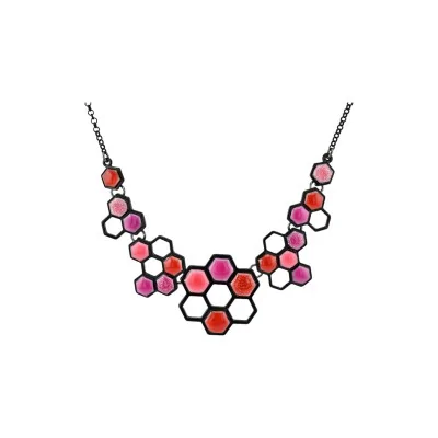Collier fantaisie alvéolé...