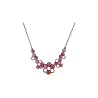 Ikita Pink Honeycomb Fantasy Necklace | Unique Geometric Design | Trendy Fashion