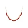 Collana di Bigiotteria Mezzelune Bordeaux Ikita | Gioiello Elegante e di Tendenza