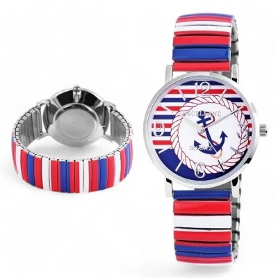 Reloj pulsera Excellanc para mujer estilo marinero