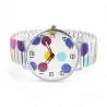 Women's Donna Kelly Multicolored Watch - Trendy and Comfortable Elastic Bracelet