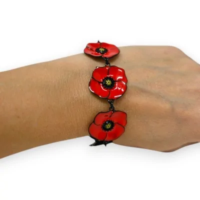 Mohnblumen-Armband von Lolilota Mohnblumen-Armband von Lolilota