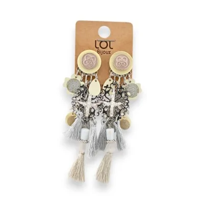 Pendientes de clip Lolilota Bohemio Chic