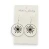 Boucles d'Oreilles Créoles Soleil Argentées | Design Minimaliste & Élégant