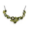 Fantasy Necklace with Green Foliage
